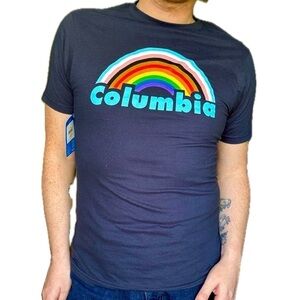 🆕 🏳️‍🌈🏳️‍⚧️ Columbia - Rainbow Diversity T- Shirt Size Small